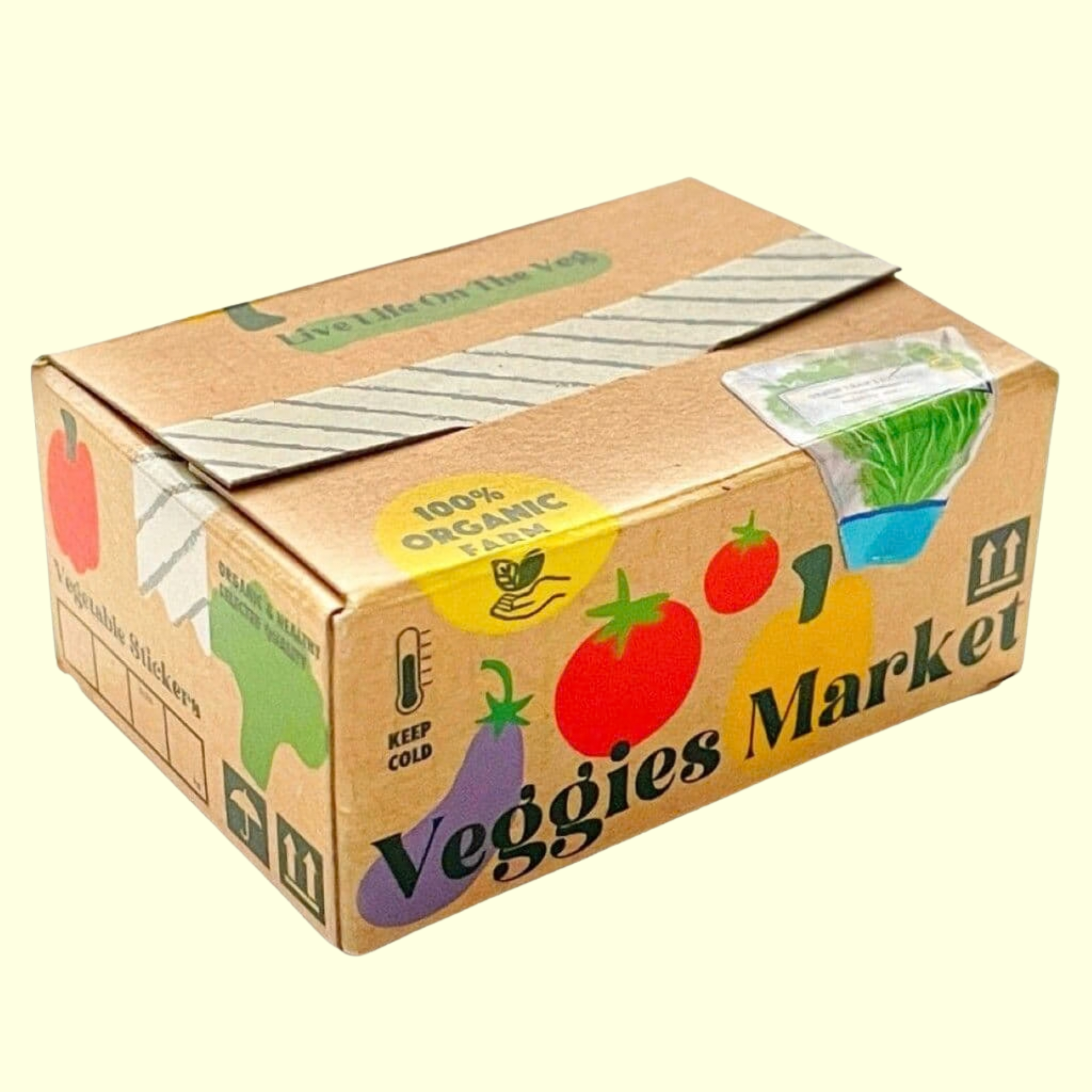 Greeting Life Vegetable Market Stickers