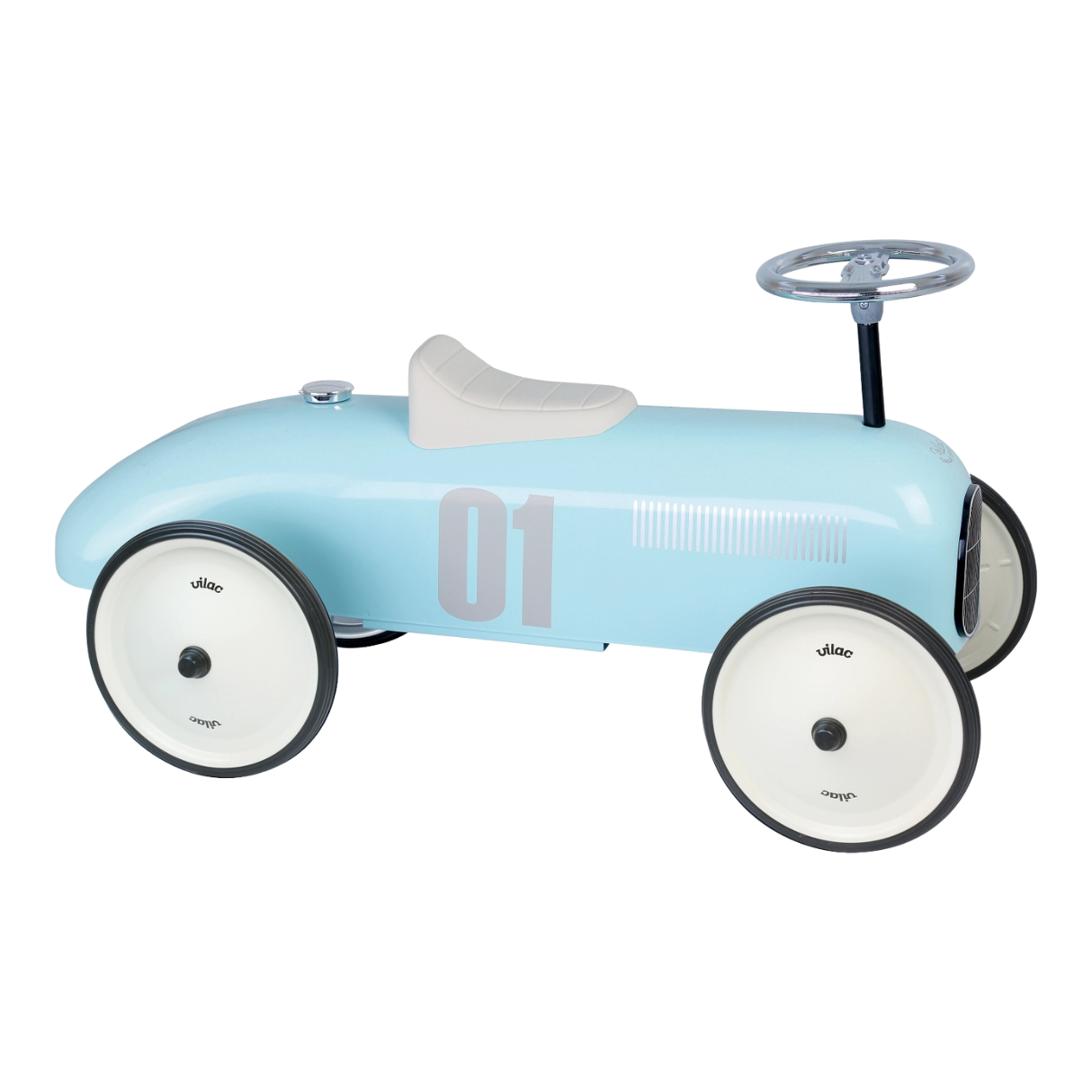 Vintage Metal Car - Soft Blue