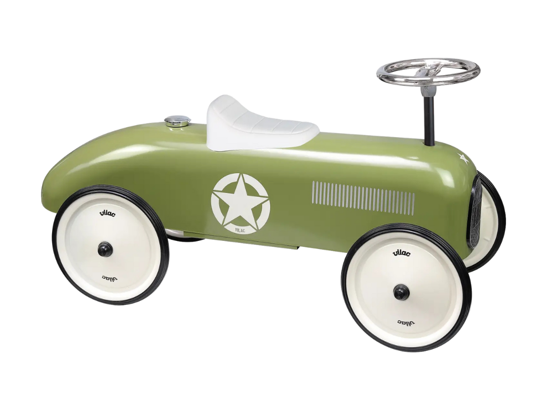 Vilac Vintage Metal Car - Khaki
