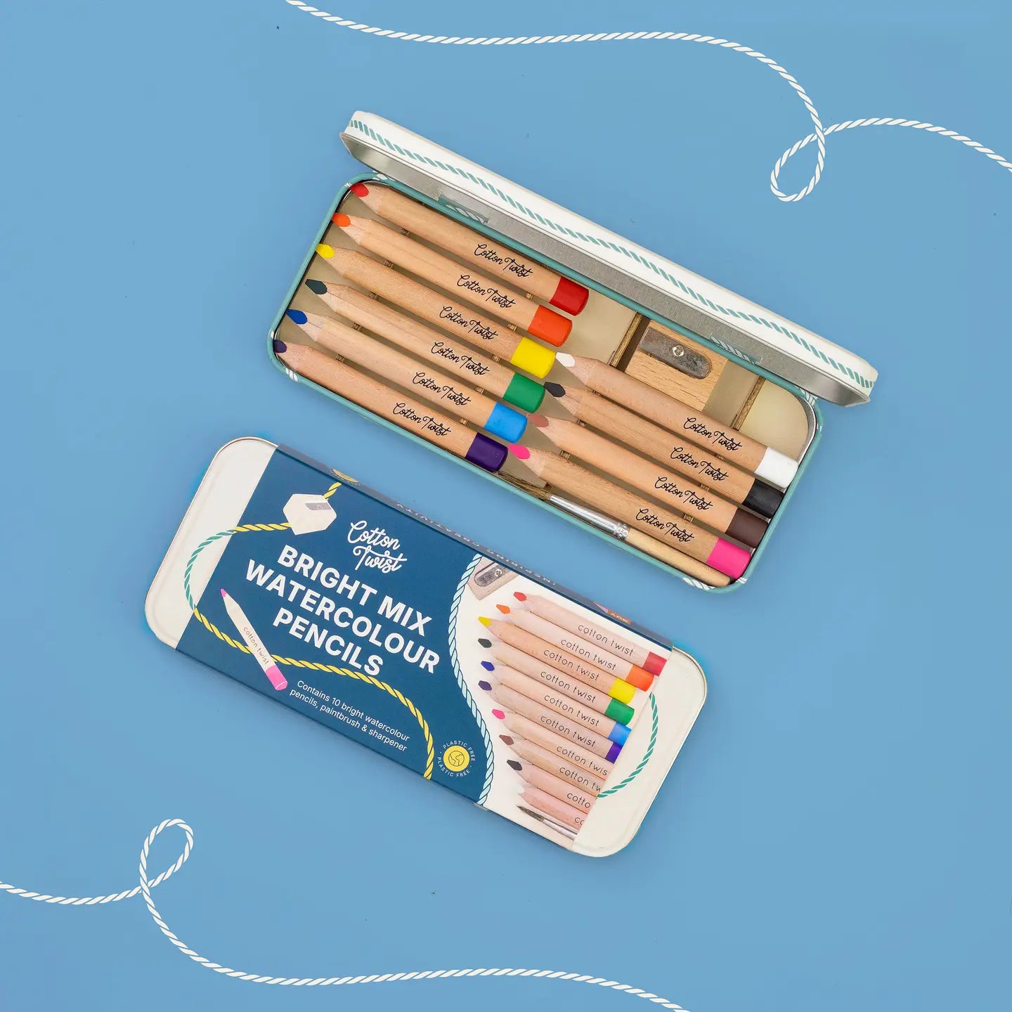 Cotton Twist Bright Watercolour Pencils