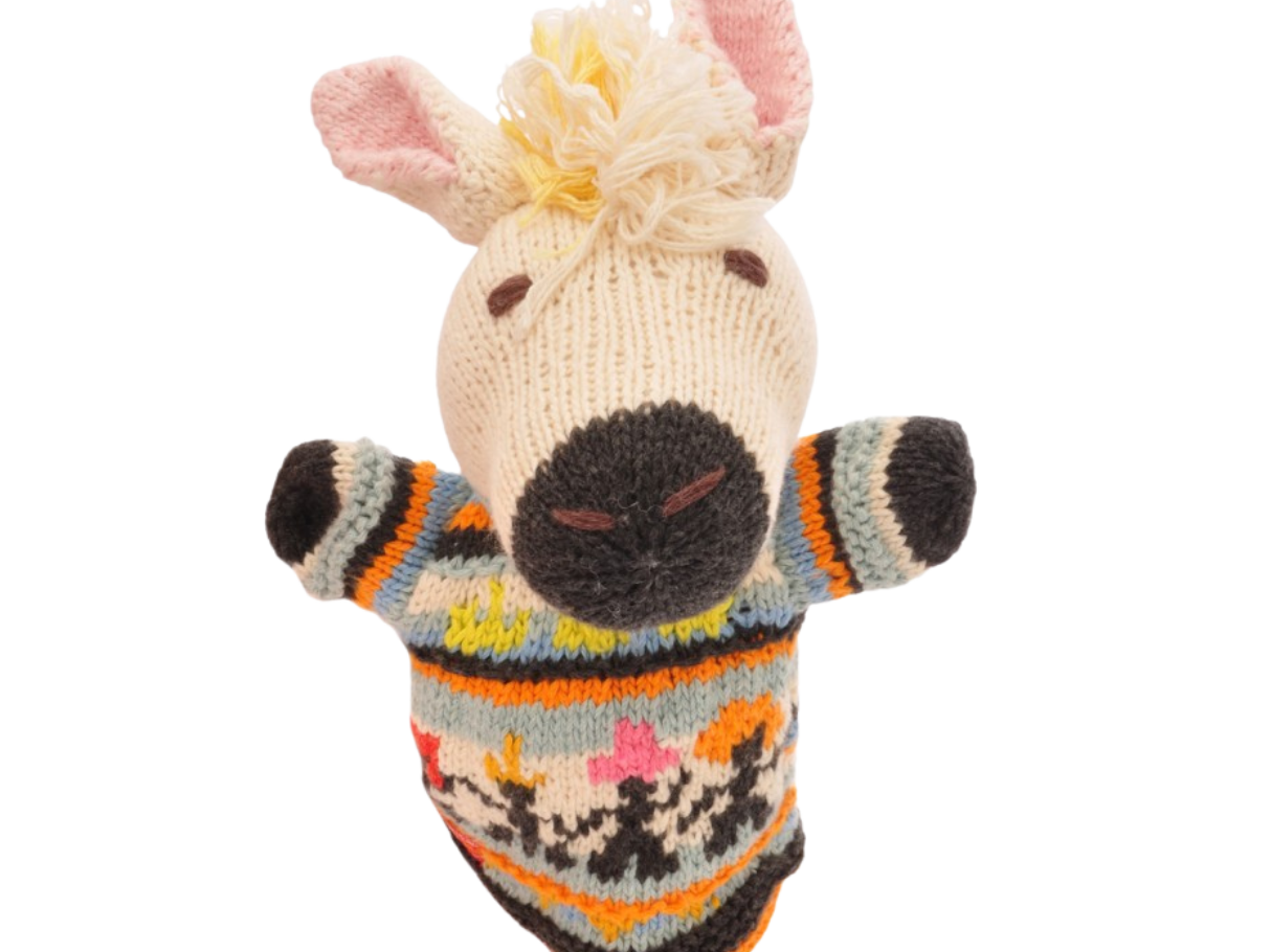 Chunki Chilli White Horse Hand Puppet