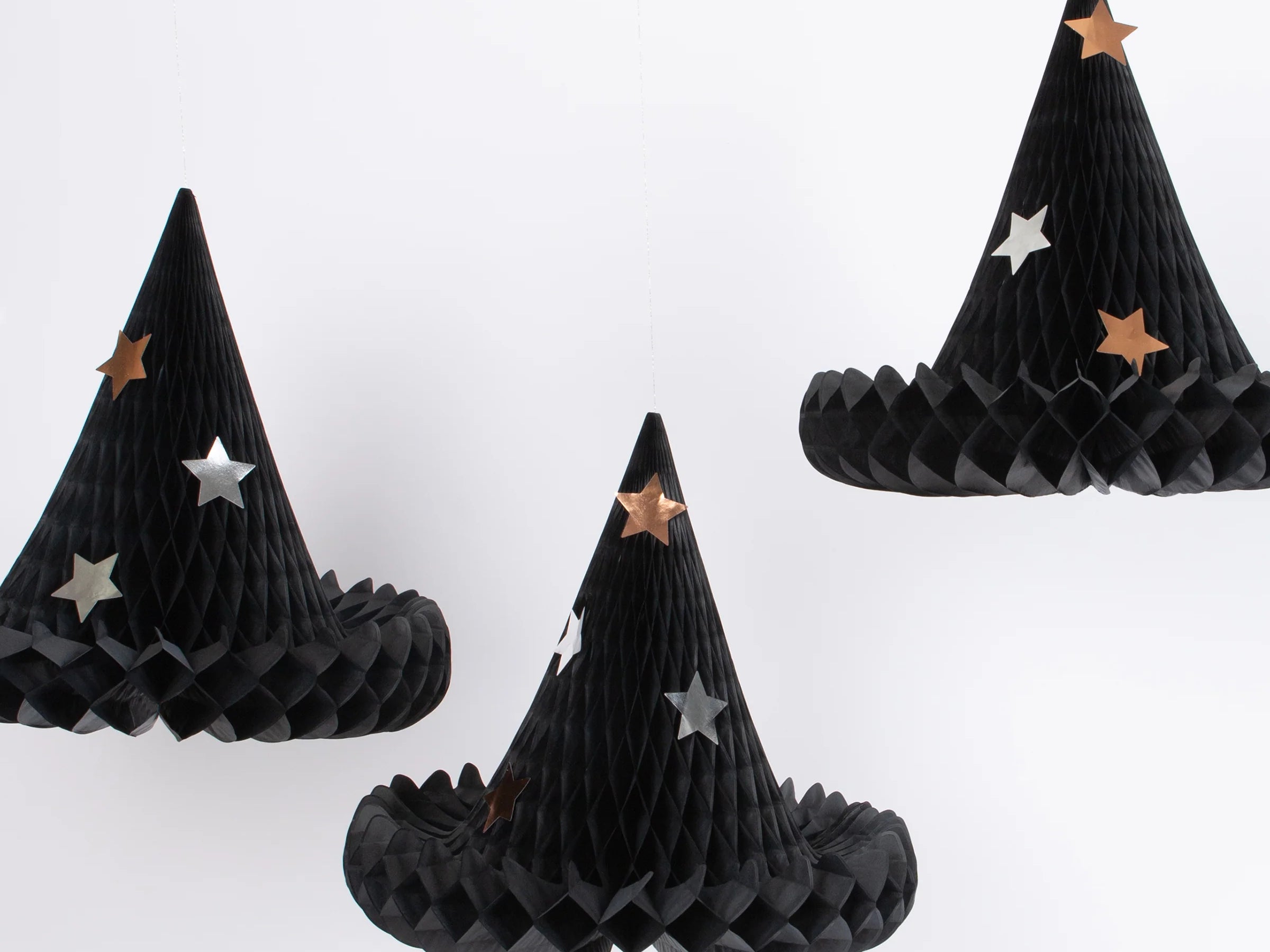 Meri Meri Honeycomb Witch Hat Decorations