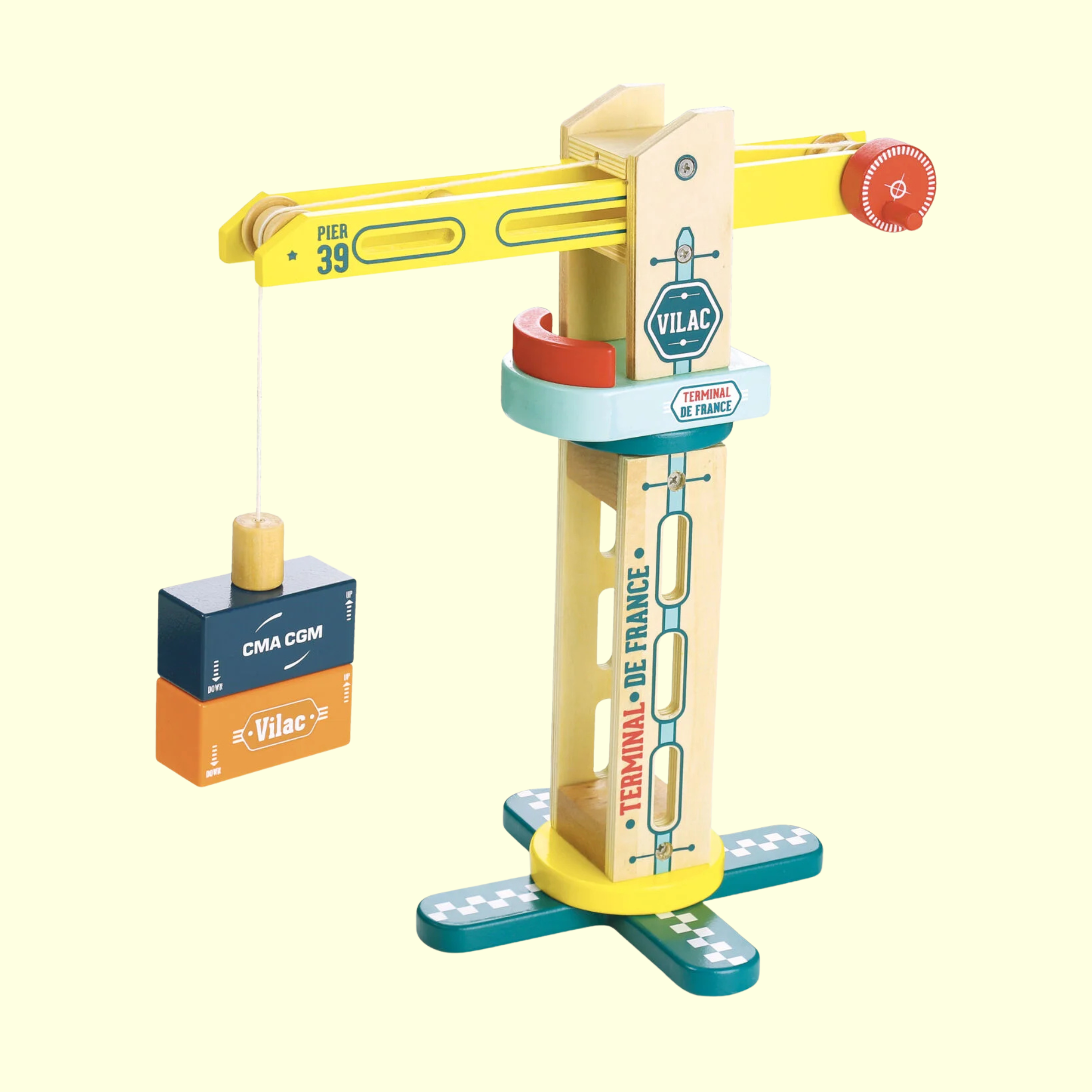 Vilac Wooden Crane Toy