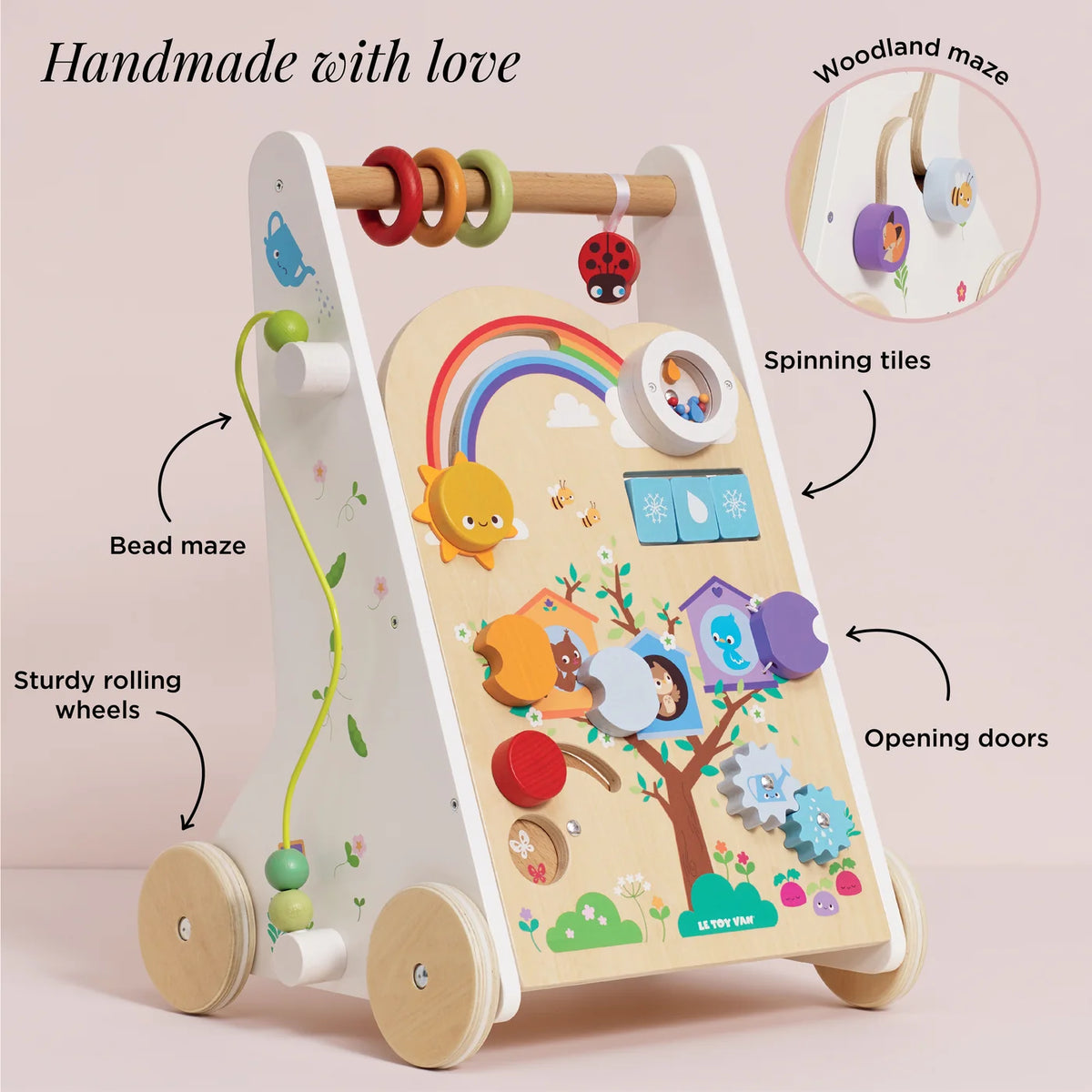 Le Toy Van Woodland Activity Sensory Baby Walker