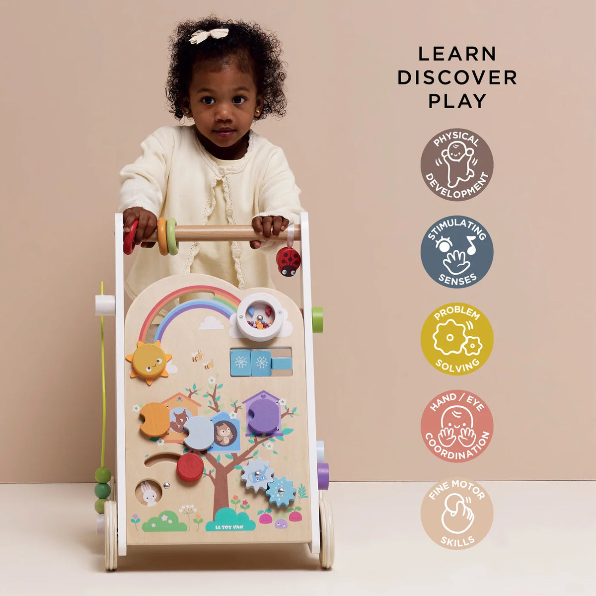 Le Toy Van Woodland Activity Sensory Baby Walker