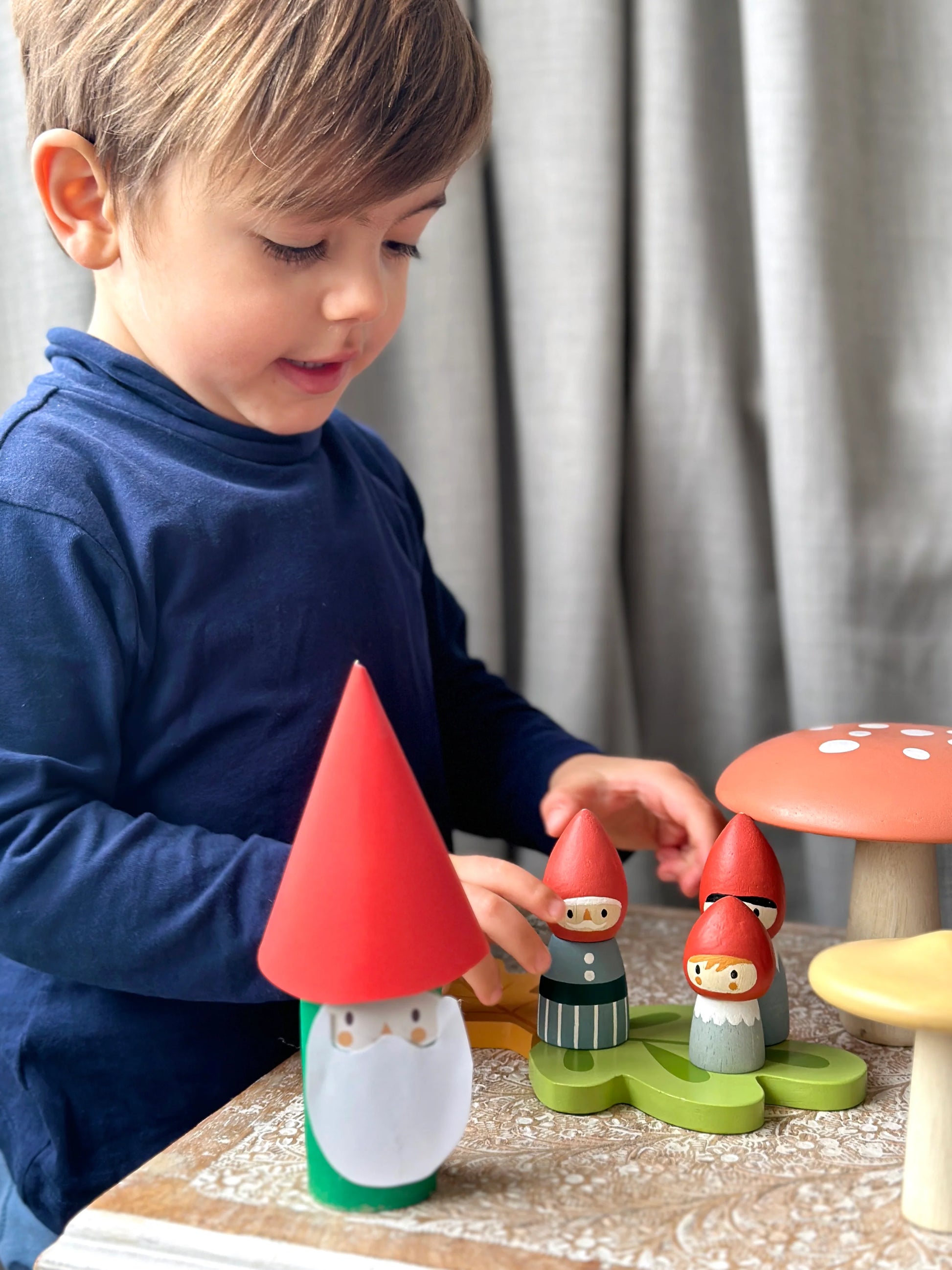 Tender Leaf Woodland Gnome Family