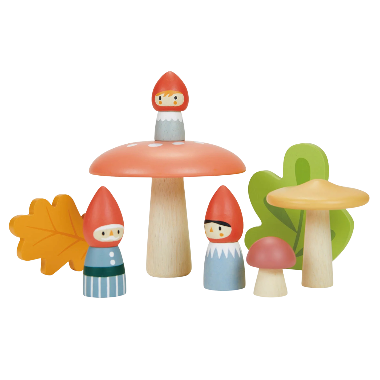 Tender Leaf Woodland Gnome Family