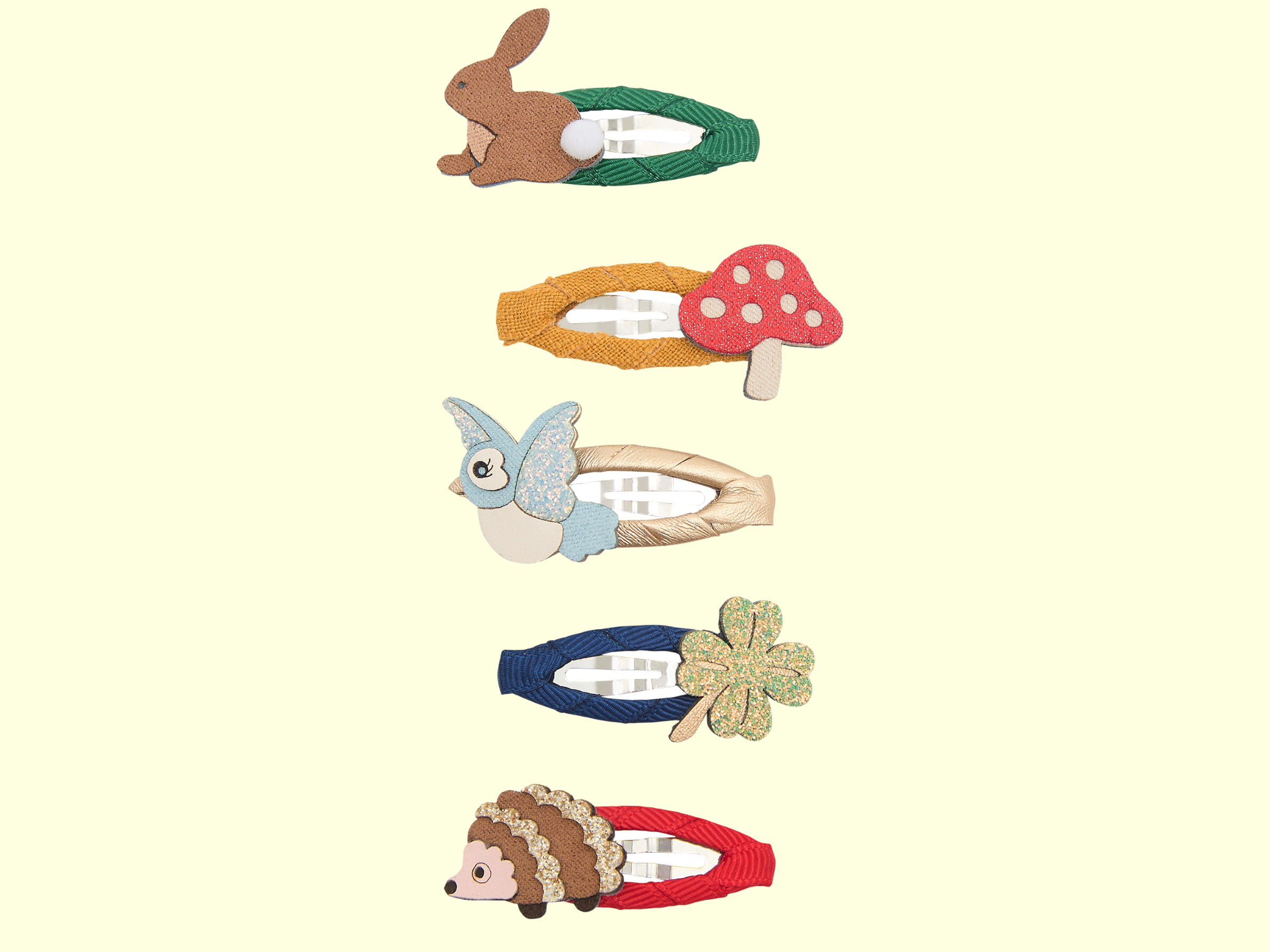 Mimi & Lula Woodland Pals Mini Hair Clips