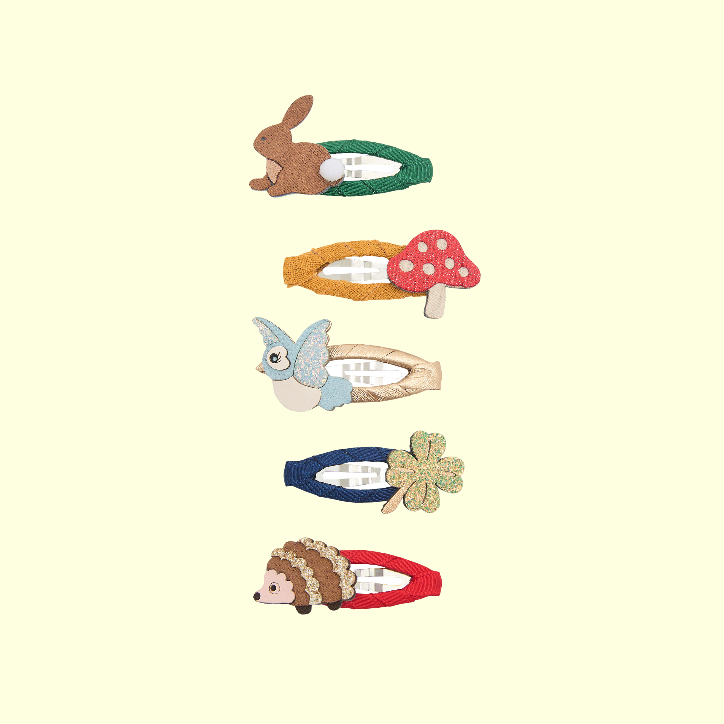 Mimi & Lula Woodland Pals Mini Hair Clips