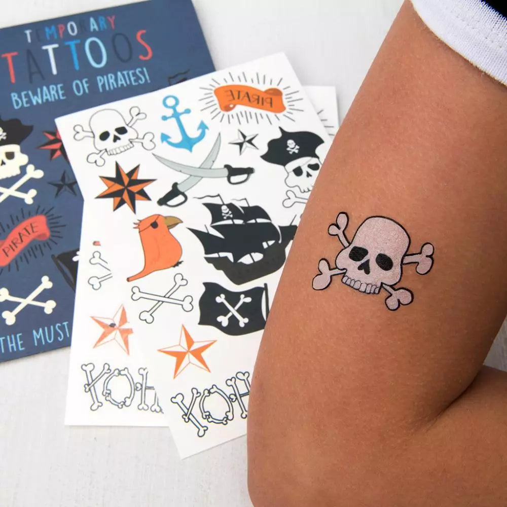 Rex London Temporary Tattoos: Pirates