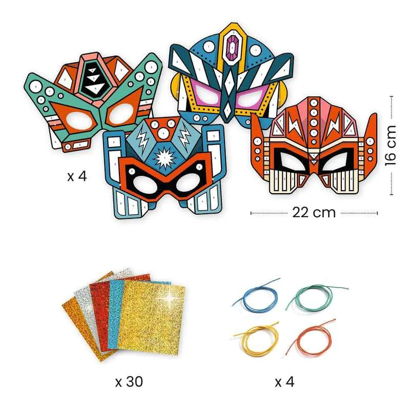 Djeco DIY Masks - Super Robots