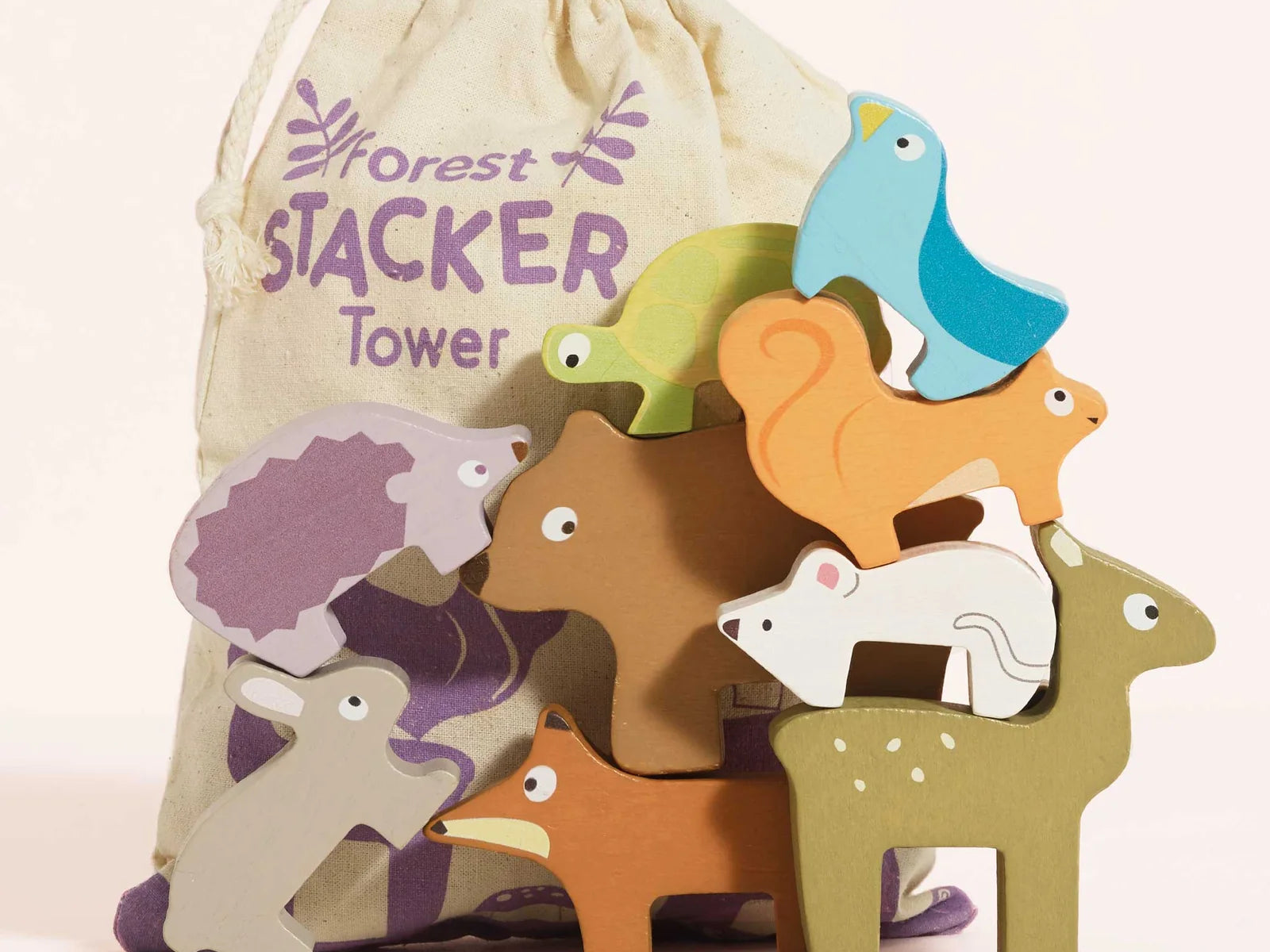 Le Toy Van Woodland Stacking Forest Animals