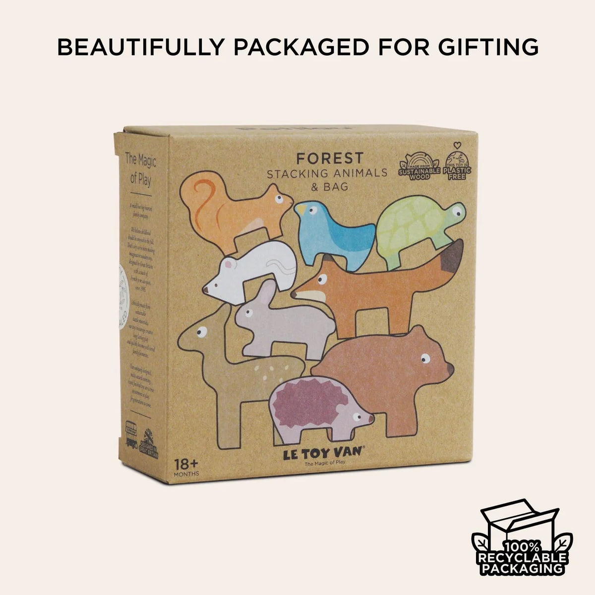 Le Toy Van Woodland Stacking Forest Animals