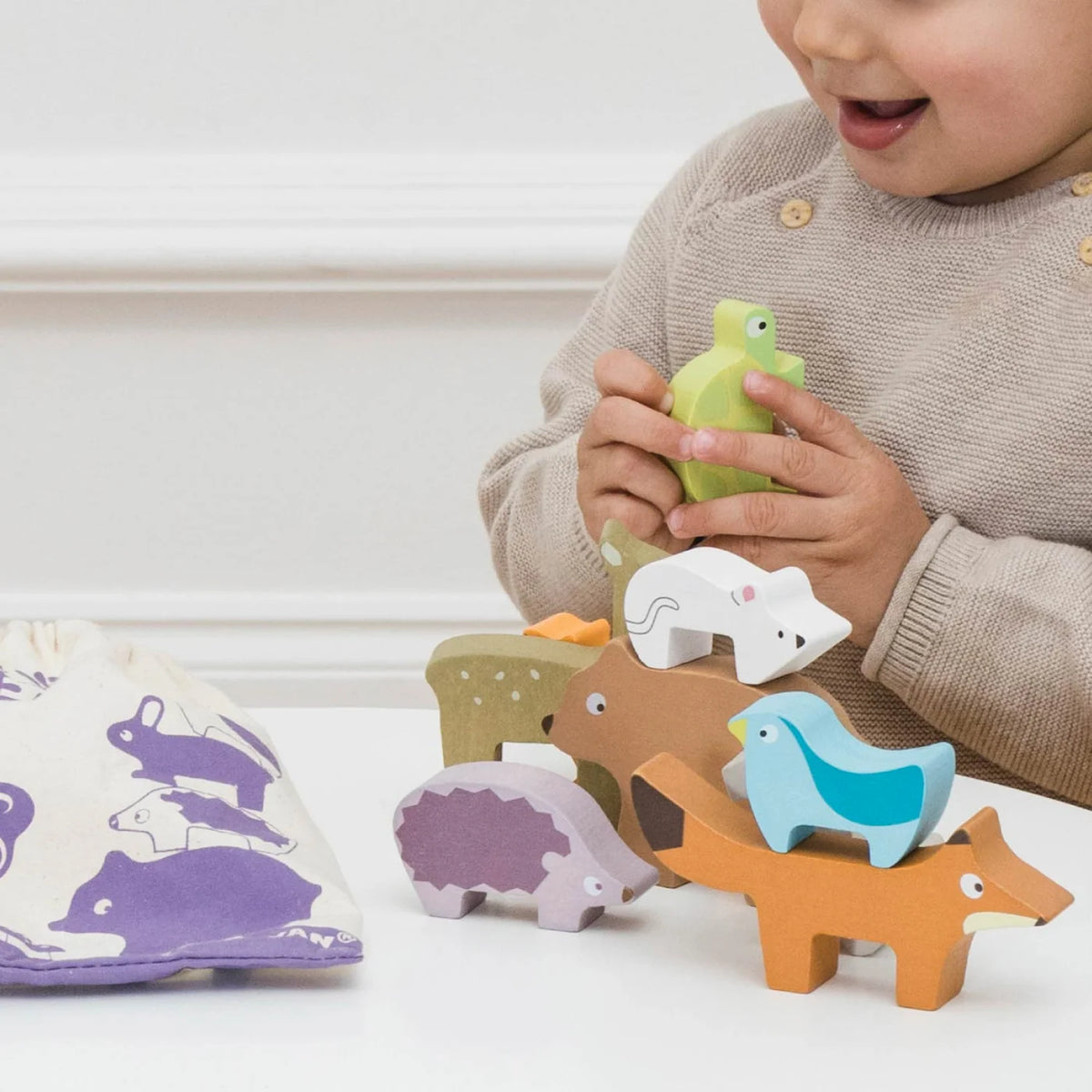 Le Toy Van Woodland Stacking Forest Animals