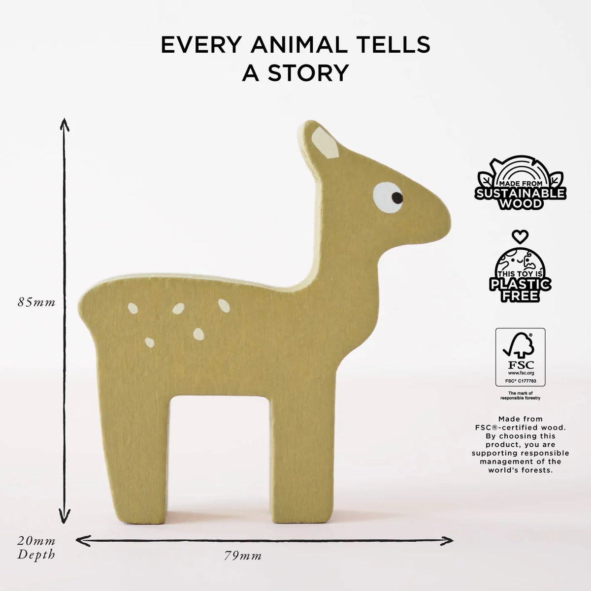 Le Toy Van Woodland Stacking Forest Animals