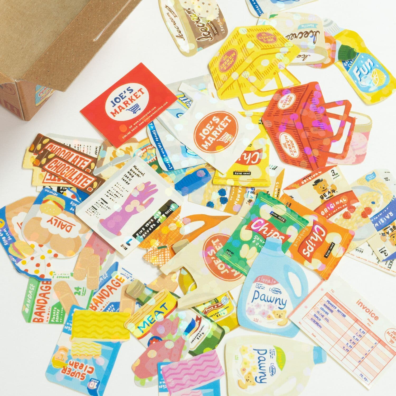 Greeting Life Supermarket Stickers