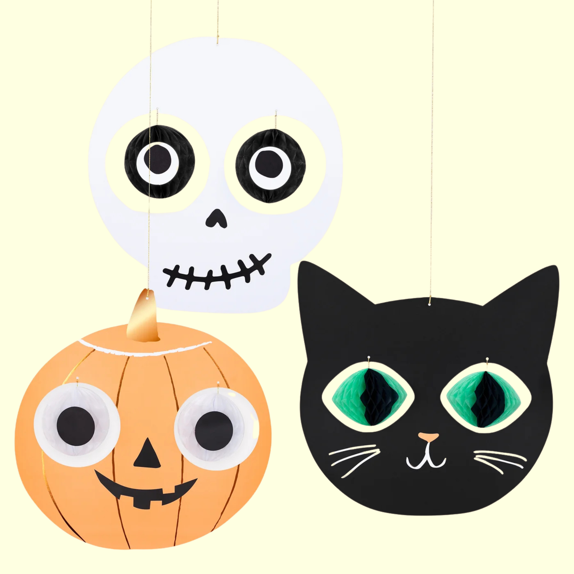 Meri Meri Hanging Halloween Heads
