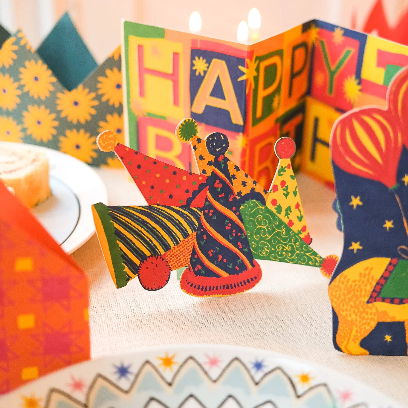 East End Press Party Hats Greeting Card