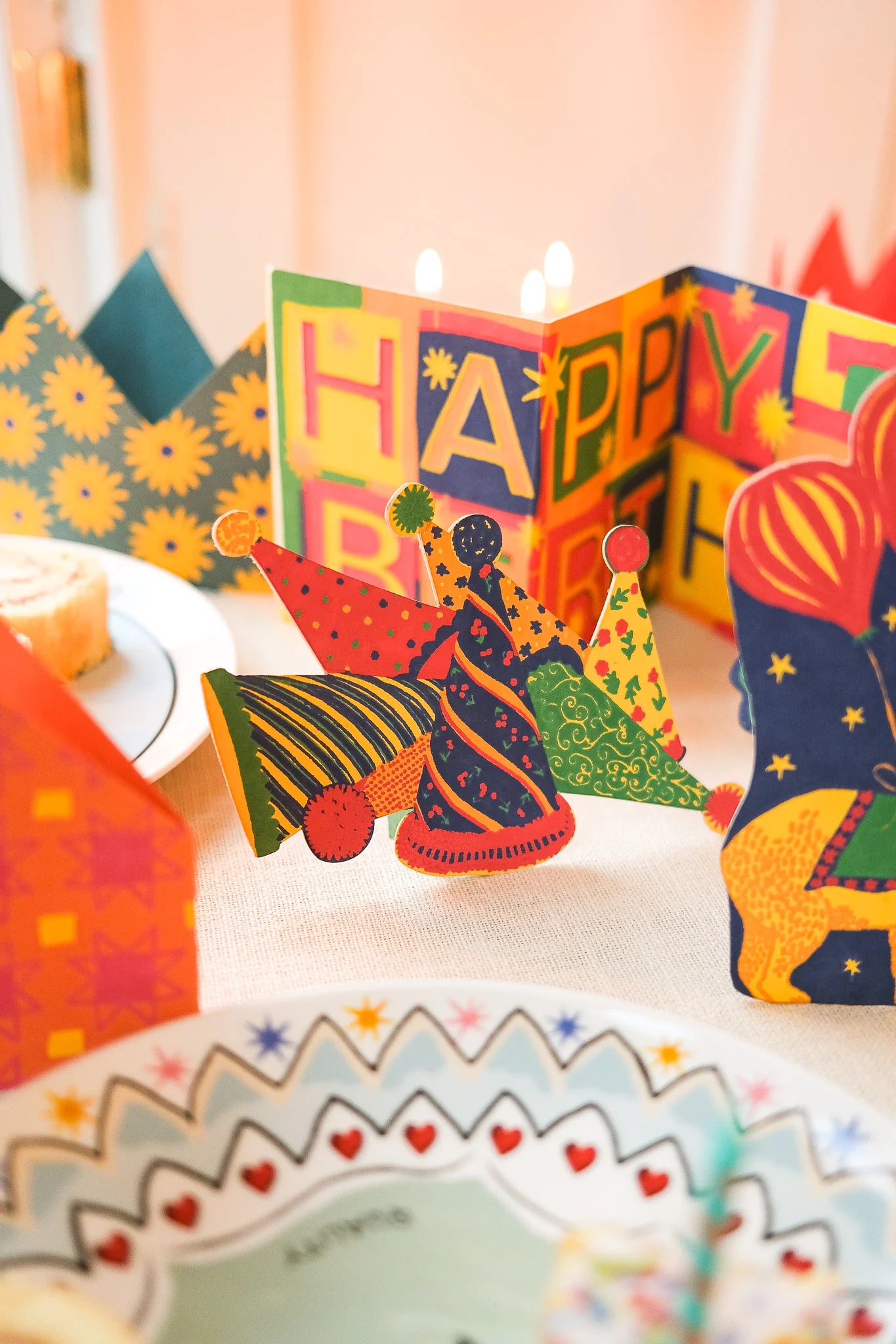 East End Press Party Hats Greeting Card