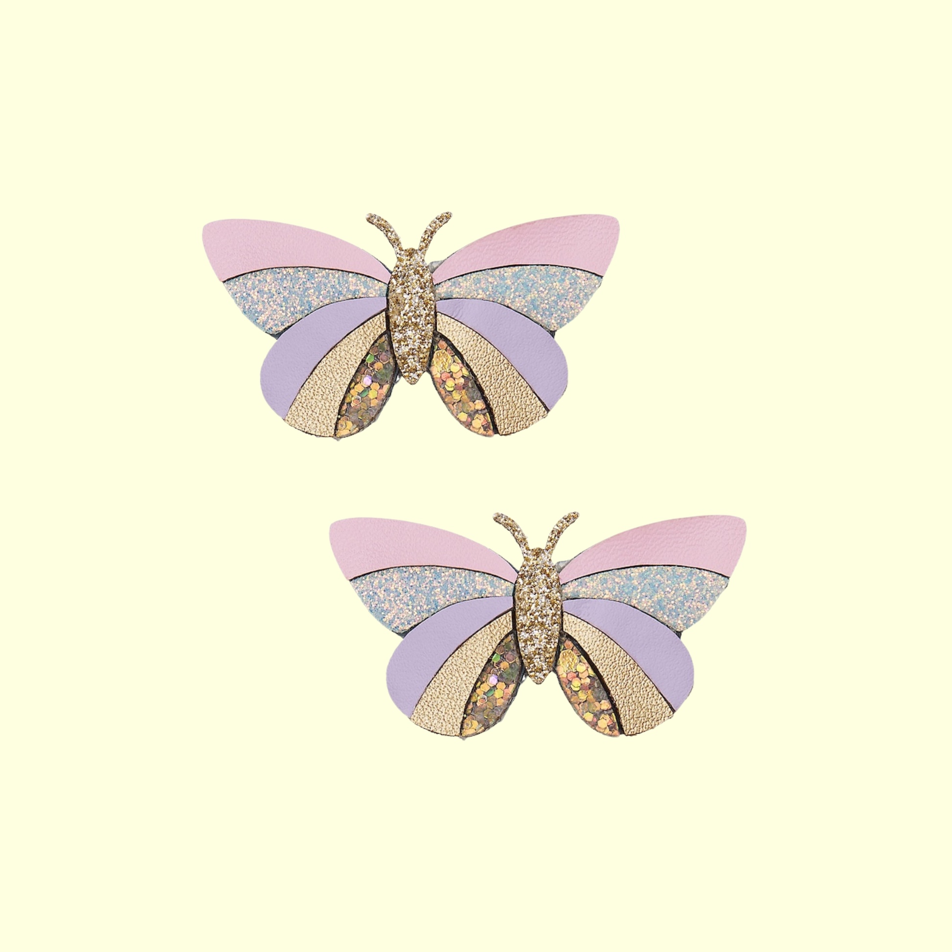 Mimi & Lula Striped Butterfly Clips